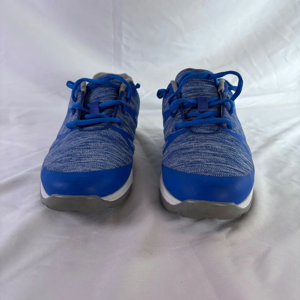 FootJoy Golf Shoes Women 7.5 M‎ Blue Heathered Spikeless 92907 Athletic Comfort